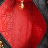 Dior Lady Dior Large Cannage Nylon x Patent Leather 2Way Handbag in Black Secondhand