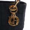 Dior Lady Dior Cannage Nylon Handbag in Black Secondhand