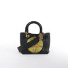 Dior Lady Dior Medium Swords Motherpeace Tarot 2Way Handbag in Black Secondhand