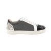 Secondhand Christian Louboutin Seavaste 2 Orlato Spiked Leather Casual Sneakers in Gray, Size 41 EU