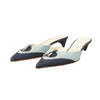 Secondhand Christian Dior Pointed Toe Denim Kitten Heel - '00s