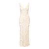 Secondhand Christian Dior by Galliano Silk Ruffled Long Dress - '00s