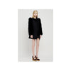 Secondhand Red Valentino Wool Coat with Animal Feather Sleeves - '10s