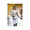 Secondhand Valentino Suit with Gold Details and Midi Skirt - '90s