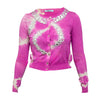 Secondhand Blumarine Crystal Embellished Tie-dye Top - '10s
