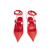 Secondhand Valentino Rouge Chain Detail Ankle Strap Pumps - '20s