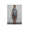 Secondhand Valentino Hawaiian Couture Cape Dress - '10s