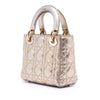 Dior Mini Metallic Lambskin Cannage Lady Dior Secondhand