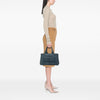 Prada Denim Canapa Logo Satchel Secondhand