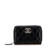 Chanel Quilted Lambskin CC Crystal Coin Pouch Secondhand