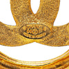 Secondhand Chanel Gold Plated CC Brooch