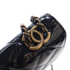 Chanel Quilted Patent and Goatskin CC Eyelet Wallet On Chain Secondhand