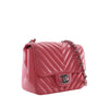 Chanel Mini Square Classic Chevron Lambskin Single Flap Secondhand