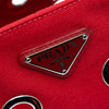 Prada Small Canvas Canapa Grommet Satchel Secondhand