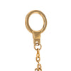 Louis Vuitton Gold Plated Monogram Speedy Trio Chain Bag Charm Secondhand