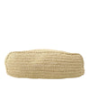 Prada Large Raffia Effect Crochet Embroidered Logo Tote Secondhand