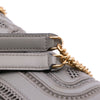 Fendi Embroidered Lace Leather Baguette Chain Secondhand