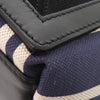 Balenciaga Canvas Striped Navy Cabas S Secondhand