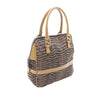 Fendi Zebra Print Canvas Satchel Secondhand
