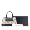 Burberry Nova Check Canvas Handbag Secondhand