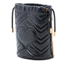 Gucci Small GG Marmont Leather Matelasse Bucket Bag Secondhand