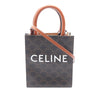 Celine Mini Triomphe Coated Canvas Vertical Cabas Satchel Secondhand