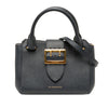 Burberry Small Grained Leather Buckle Tote Secondhand