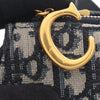 Dior Oblique Canvas Saddle Triple Zip Crossbody Secondhand