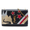 Saint Laurent Medium Smooth Calfskin Rockstar Patchwork Monogram Kate Crossbody Secondhand
