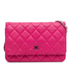 Secondhand Chanel Classic Caviar Wallet On Chain