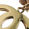 Chanel Gold Plated CC Rhinestones Charm Bracelet Secondhand