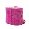 Chanel Quilted Suede Tassel Vanity Bag Secondhand