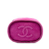 Chanel Quilted Suede Tassel Vanity Bag Secondhand
