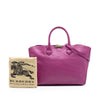 Burberry Embossed Leather Dewsbury Satchel Secondhand