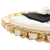 Chanel Mini Lambskin Round Camellia Clutch Secondhand