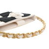 Chanel Mini Lambskin Round Camellia Clutch Secondhand