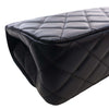Chanel CC Quilted Lambskin Metal Twist Top Handle Flap Secondhand