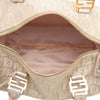 Fendi Small Zucchino Metallic Canvas Forever Bauletto Boston Bag Secondhand