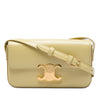 Celine Shiny Calfskin Triomphe Claude Shoulder Bag Secondhand