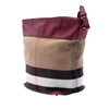 Secondhand Burberry Medium Mega Check Canvas and Grained Calfskin Ashby Tassel Bucket Bag