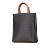Celine Small Triomphe Coated Canvas Vertical Cabas Tote Secondhand