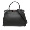 Fendi Medium Leather Selleria Peekaboo Iconic Satchel Secondhand