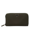 Secondhand Prada Tessuto Zip Around Wallet