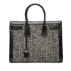 Saint Laurent Small Tweed Houndstooth Sac De Jour Satchel Secondhand