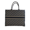 Dior Large Oblique Embroidered Canvas Book Tote Secondhand