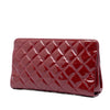 Chanel CC Quilted Patent Timeless Clutch Secondhand