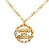 Secondhand Chanel CC Gold Plated Strass Pendant Necklace