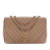 Chanel Medium Chevron Iridescent Caviar Statement Flap Secondhand