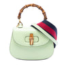 Gucci Mini Calfskin Web 1947 Bamboo Top Handle Bag Secondhand