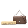 Louis Vuitton Leather Lockme II BB Secondhand